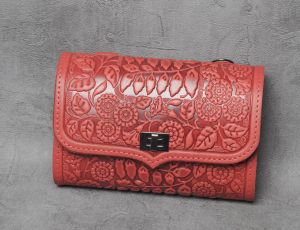  red leather belt bag belt purse