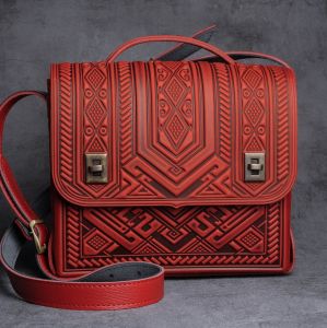  Leather satchel bag