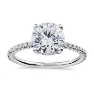 Женское бриллиантовое кольцо 1 карат