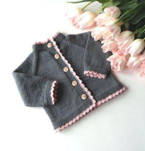 Crochet sweater for girl