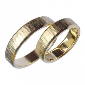 Золотые обручальные кольца для пары