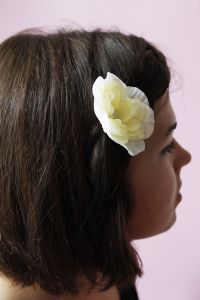 Украшение для волос "Белый цветок"