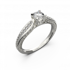 Кольцо для помолвки с бриллиантом