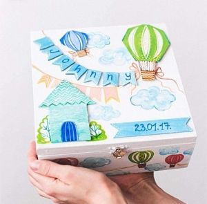 Подарочная коробка для мальчика "Подарок для малыша"