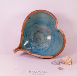 Керамическая ваза "Сердце"