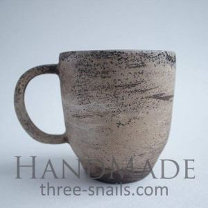 Керамическая чашка "Снежное утро"