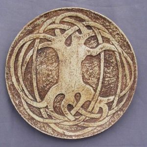 Керамическая тарелка «Кельтское Дерево жизни»
