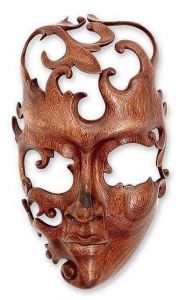 Индонезийская деревянная маска