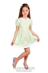 Детское платье "Зеленое очарование"