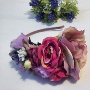 Цветочный ободок "Роза Остина"