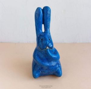 Керамические сувениры "Глянцевый заяц"