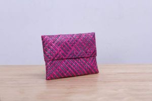 Pandan wicker pouch