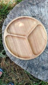 Деревянная тарелка "Снэк"