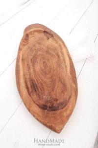 Деревянная тарелка "Сырный день"