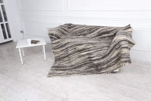 Wool handcrafted blanket "Wild Nature"