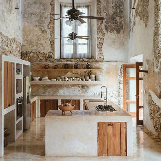 кухня в деревенском стиле