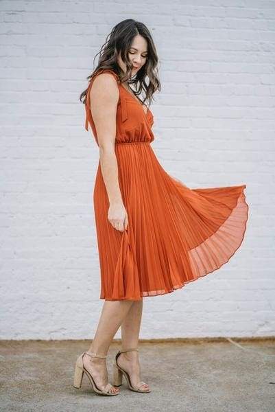 апельсиновое платье