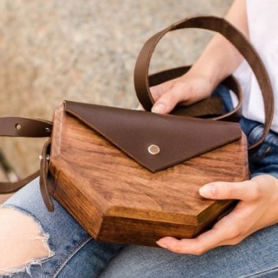 деревянная сумка